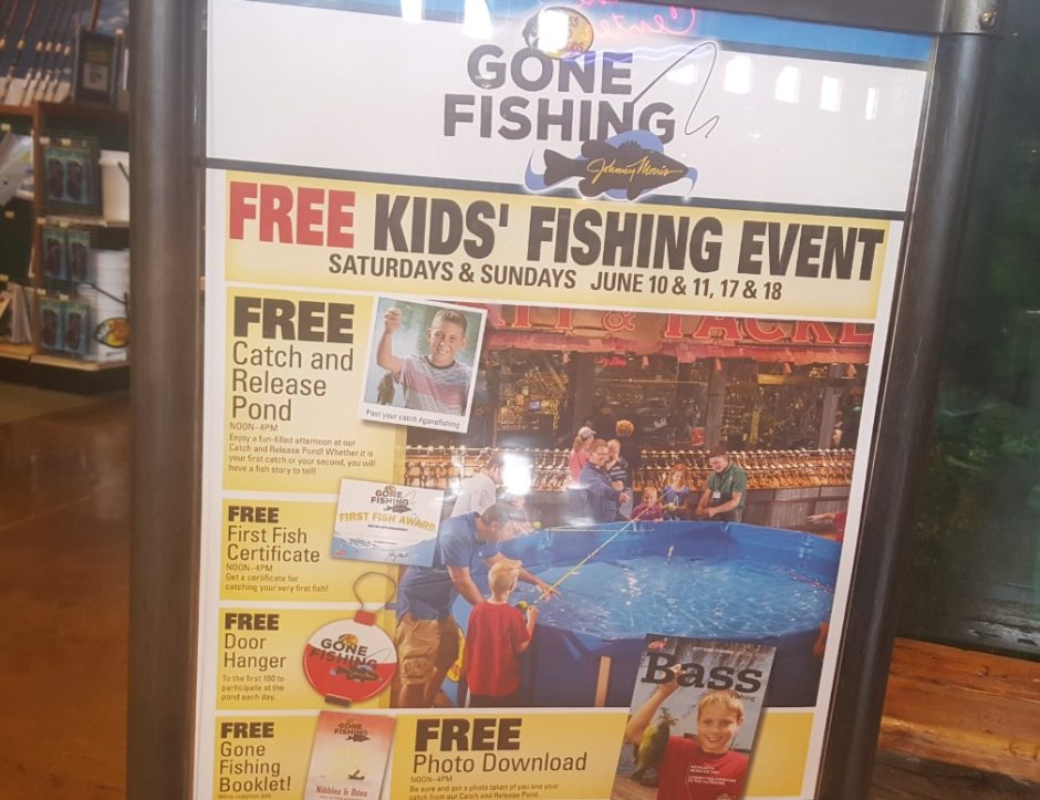 Bass Pro Shops Offers Free Activities, Fishing for Kids, June 1011, 17