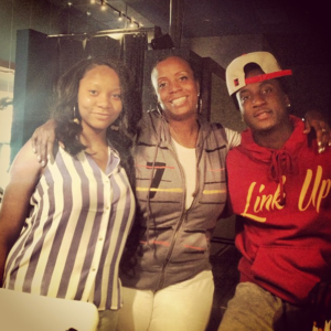 K Camp with Mama Camp  (center)