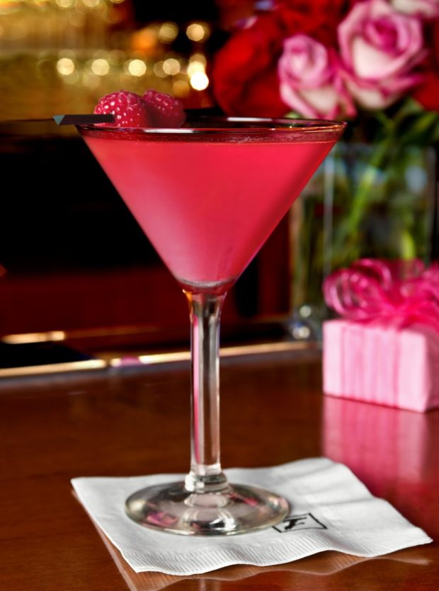 Fleming’s Tickled Pink Valentine’s Day Cocktail GAFollowers