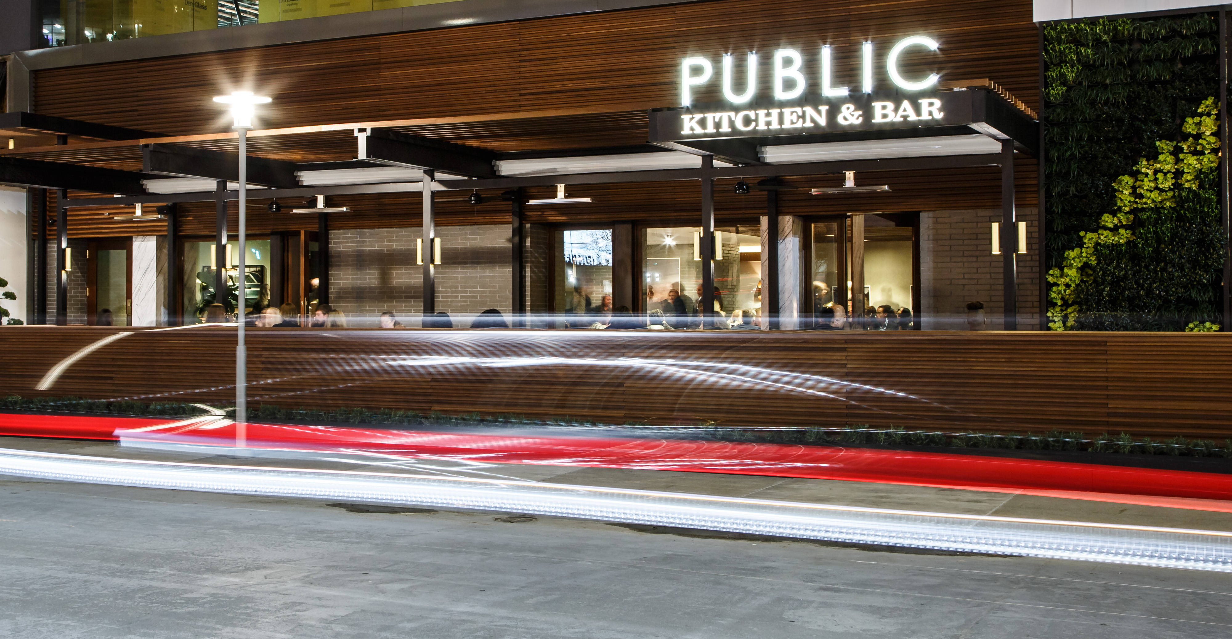 public kitchen and bar drinks